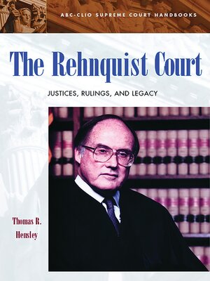 cover image of The Rehnquist Court